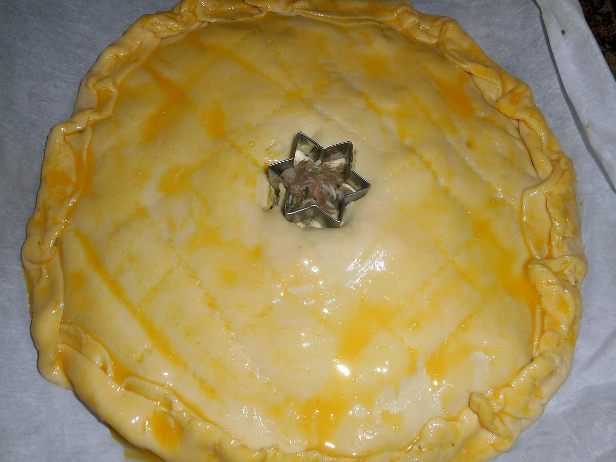 recette Tourte échine de porc et émmental