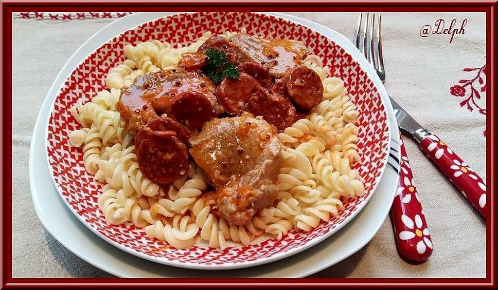 recette Filet mignon au Chorizo et Moutarde à l'ancienne