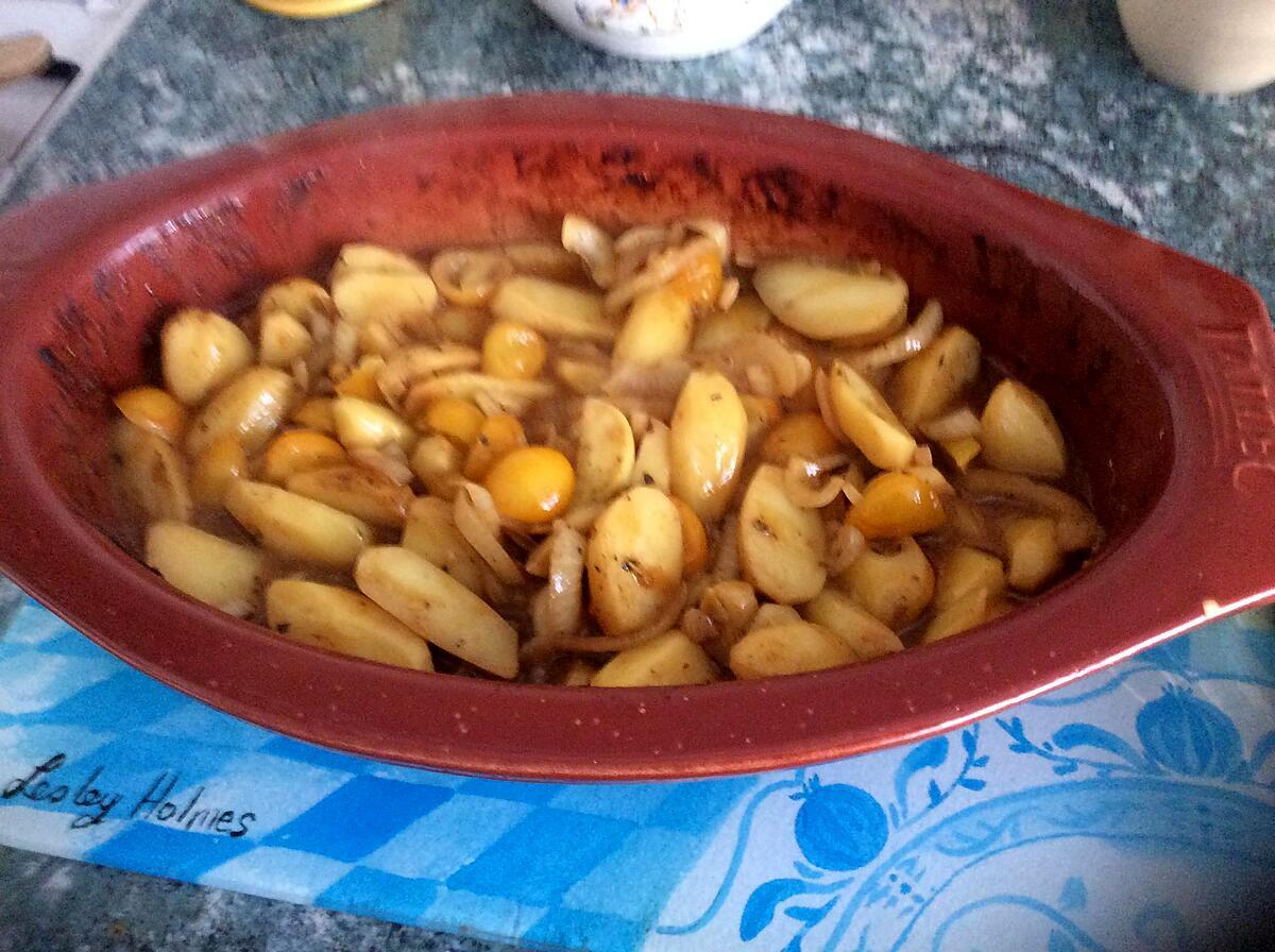 recette pommes de terre remaniée à ma façon