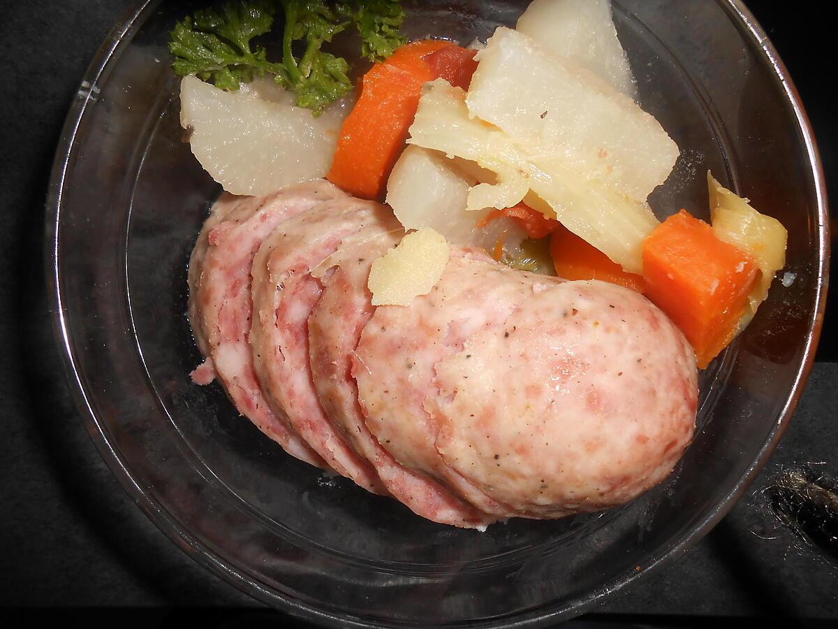 recette UNE PETITE SOUPE DE RESTES DE SAUCISSON DE LYON