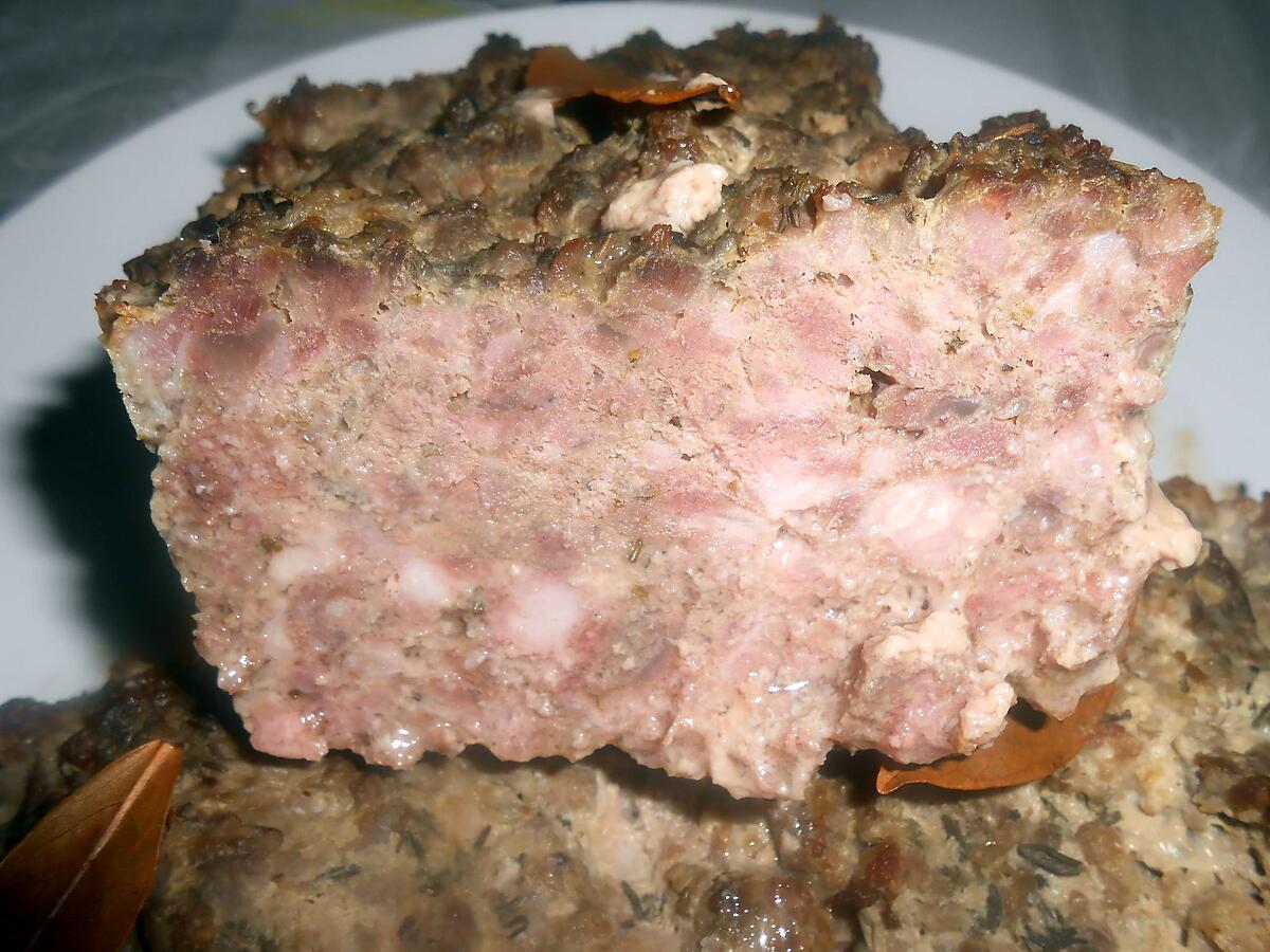 Recette Terrine de sanglier