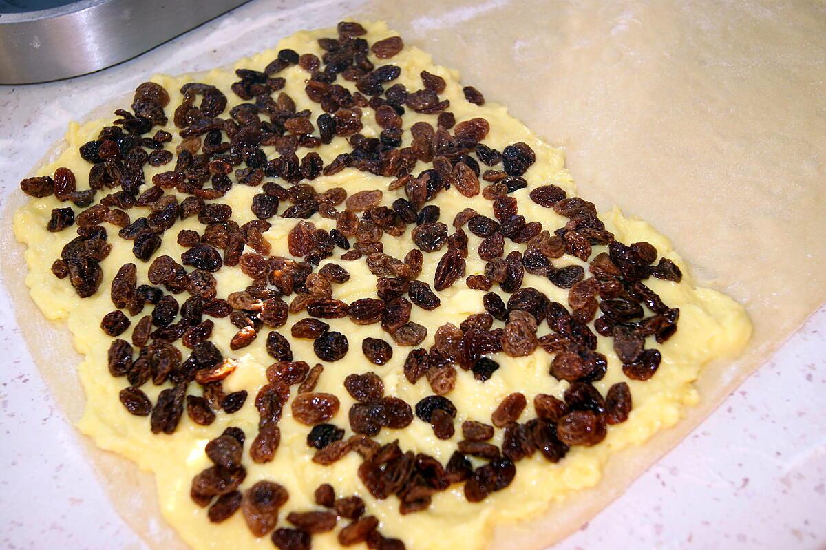 recette Brioches suisses aux raisins