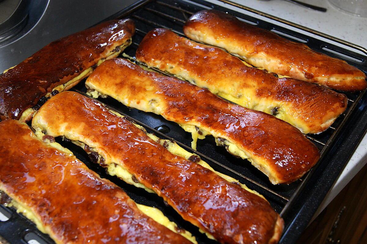 recette Brioches suisses aux raisins