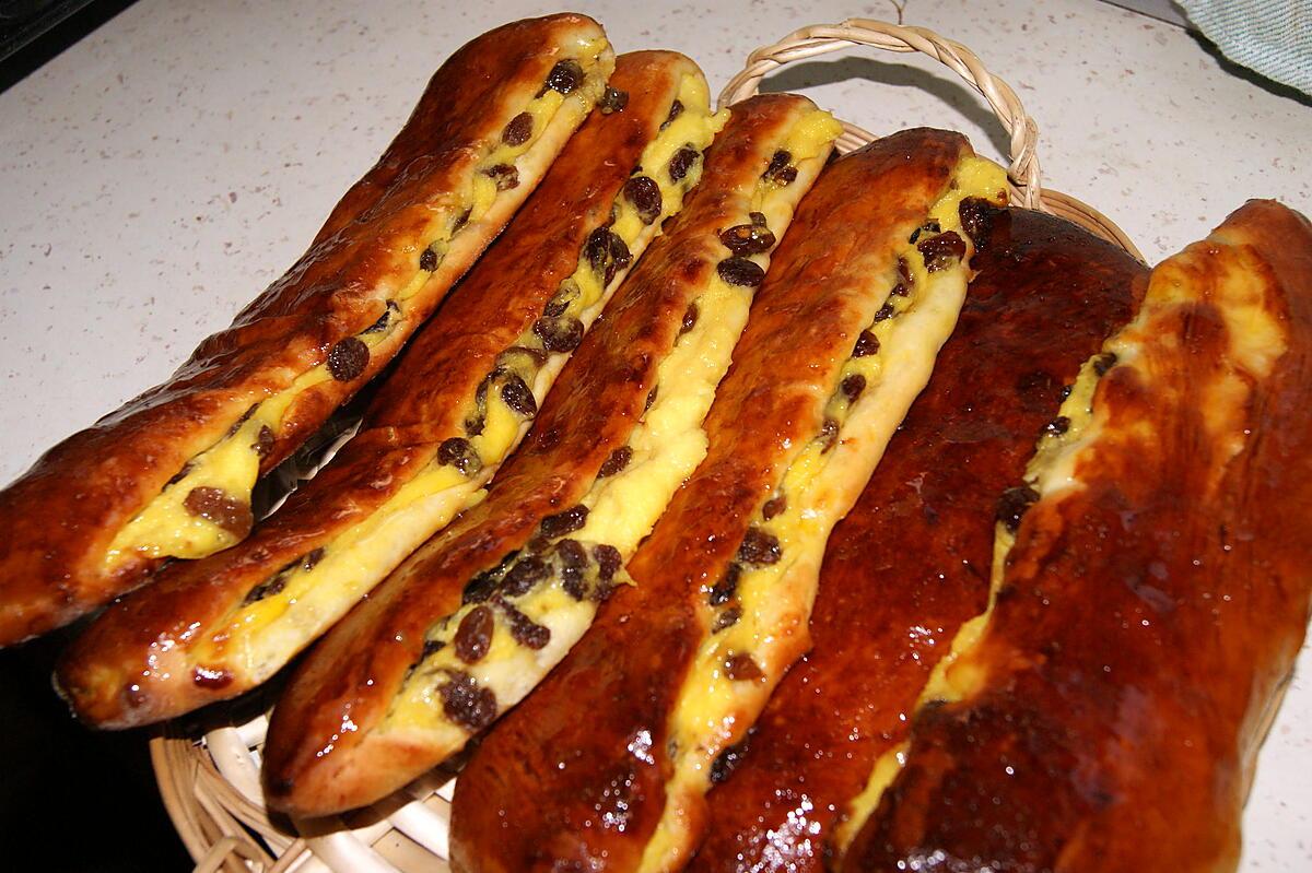 recette Brioches suisses aux raisins