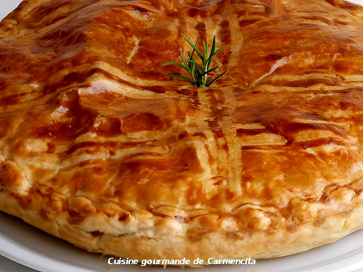 recette Tourte aux poireaux Pétoncle et rouget