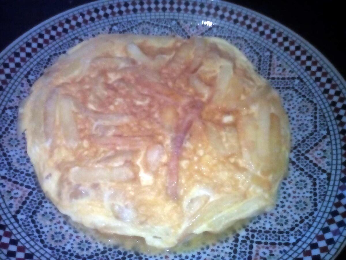 recette FRITE OMELETTE