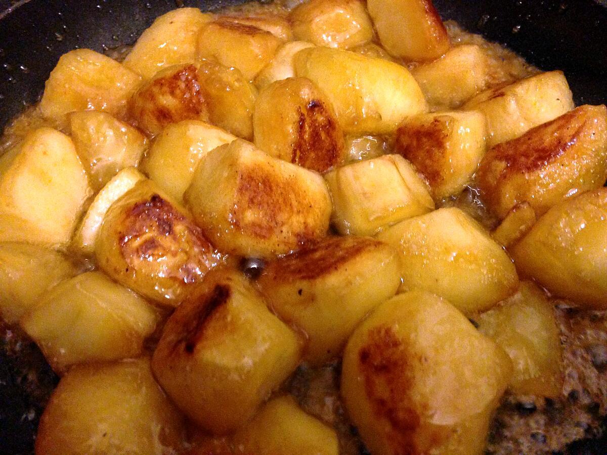 recette Gâteau aux pommes à la poêle