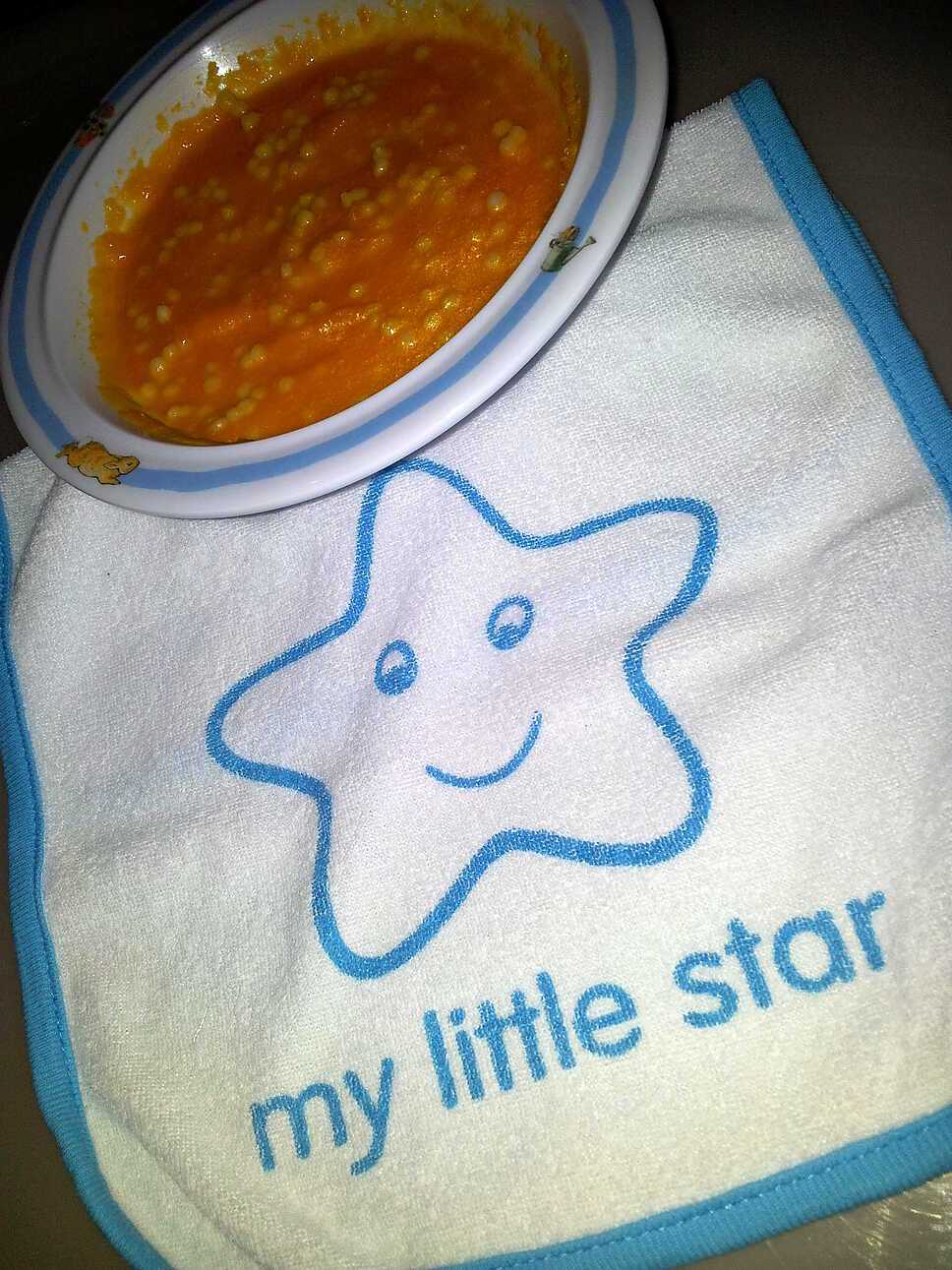 recette Purée de carottes etoilé *Pour Bébé*