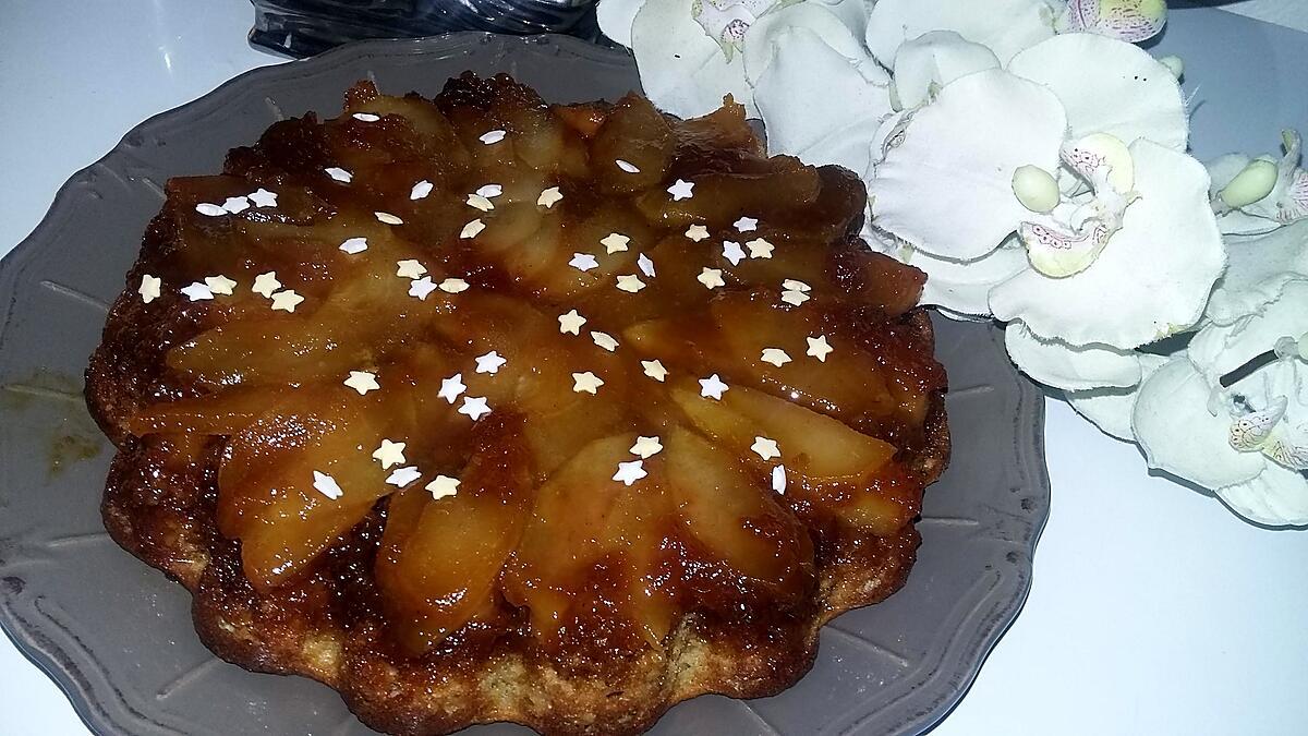 recette Gâteau renversé pomme poire