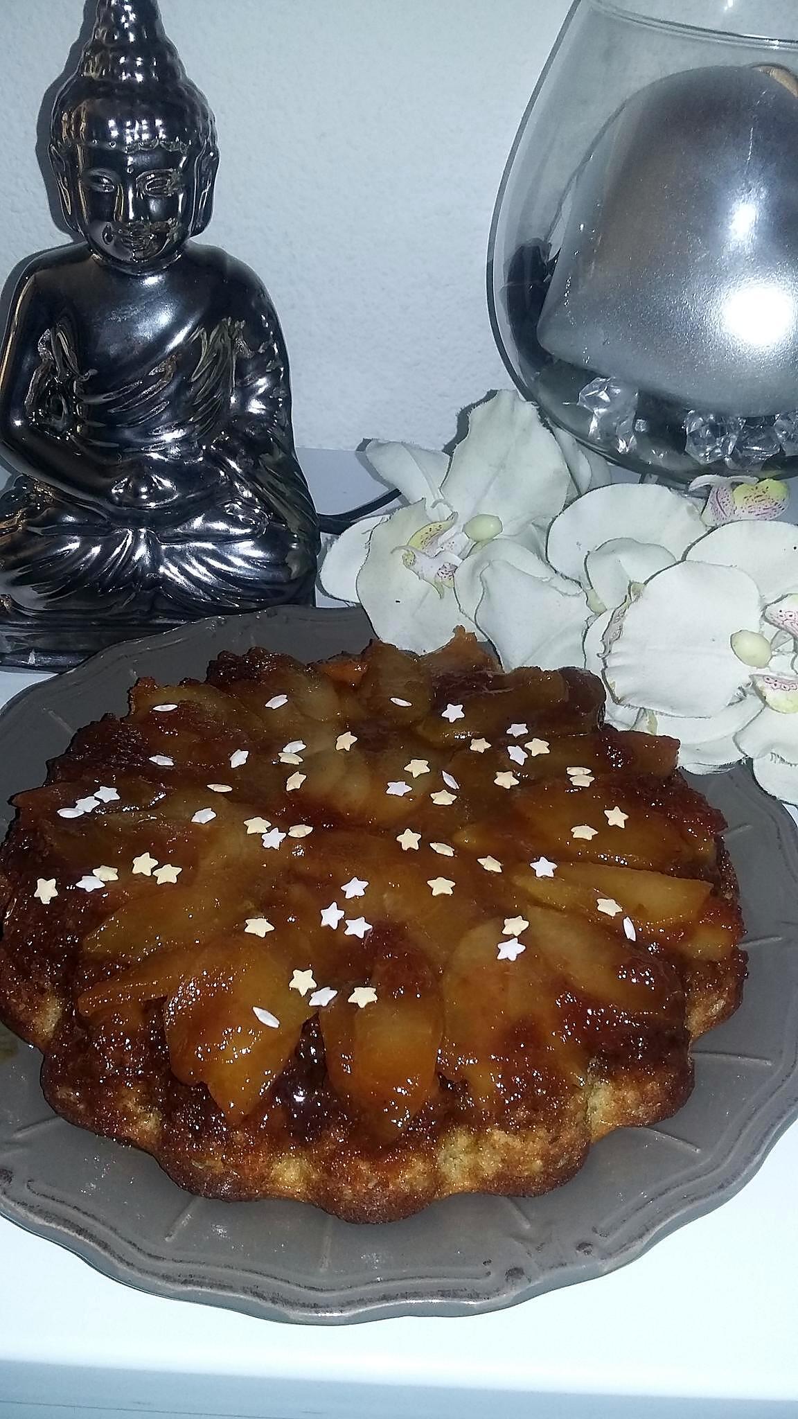 recette Gâteau renversé pomme poire