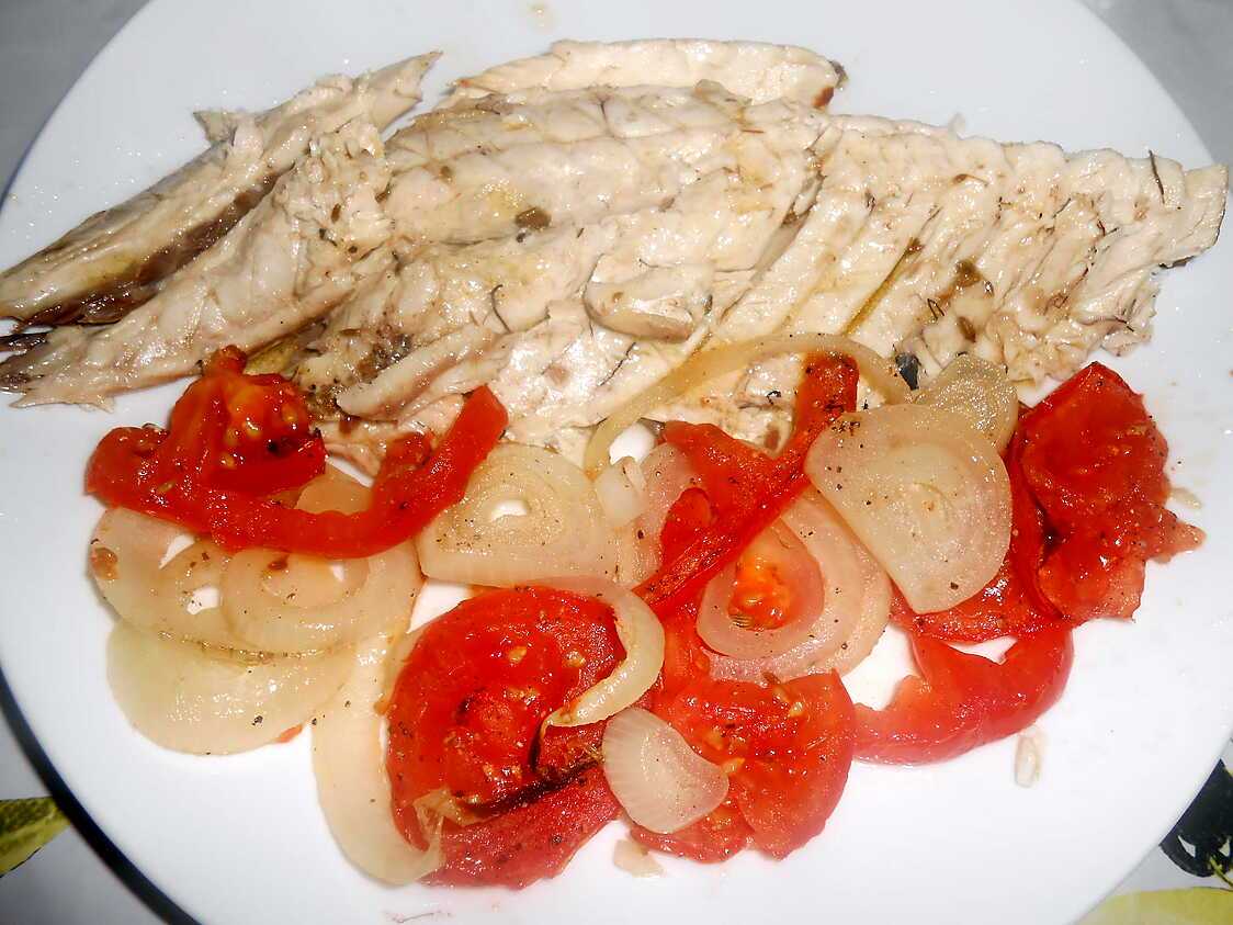 Recette de MULET AU FOUR par italmo