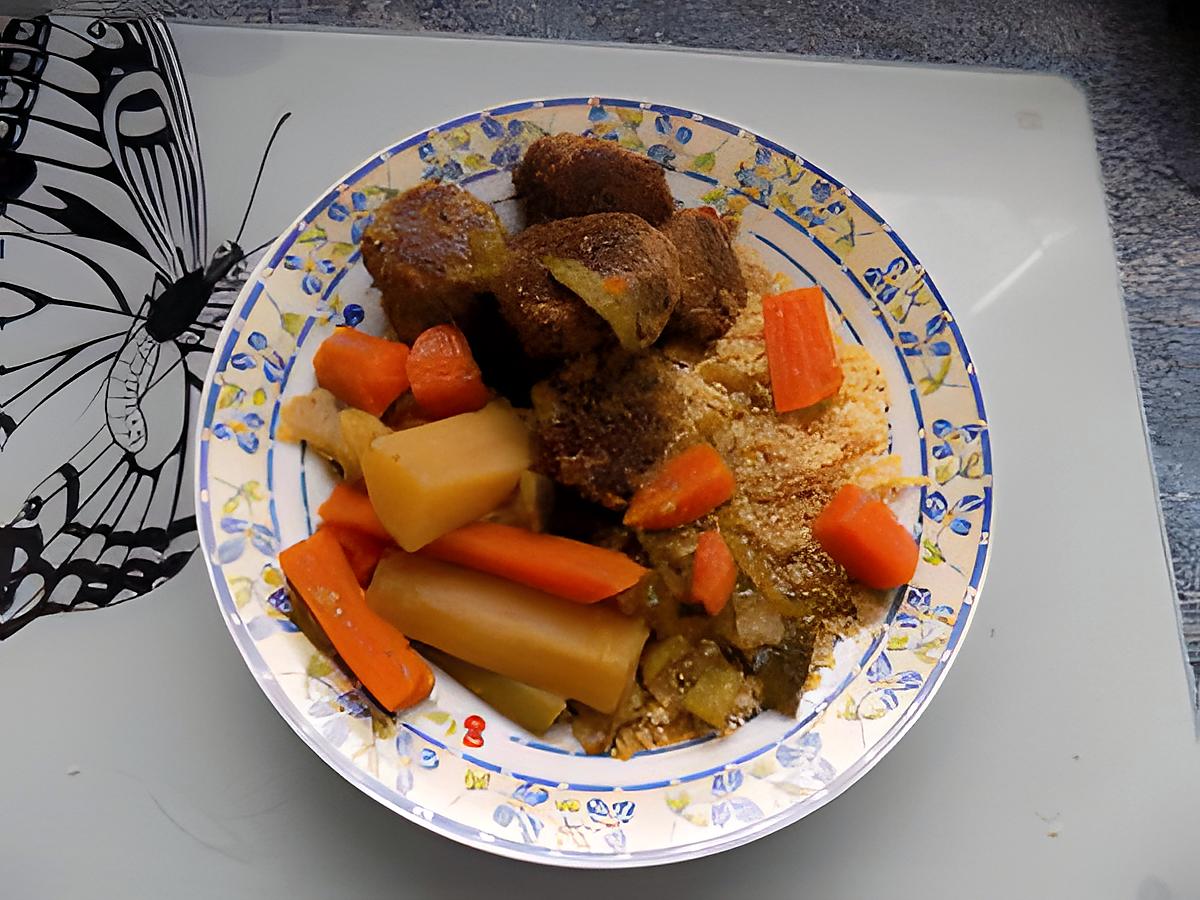 recette Couscous au boeuf (régime dukan)
