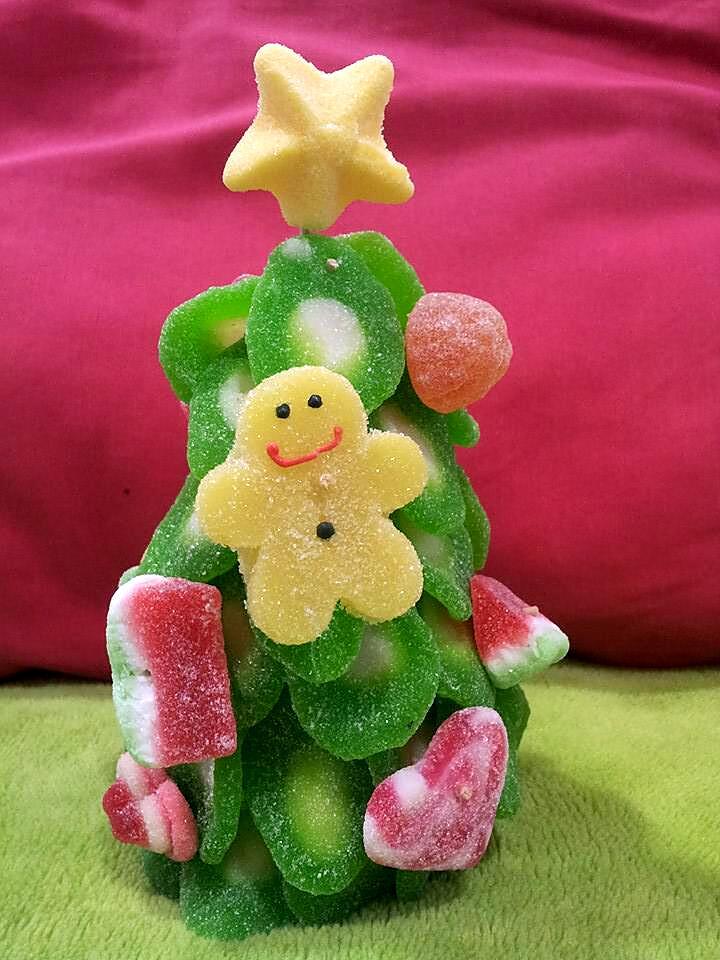 recette Sapin de noël en bonbons....