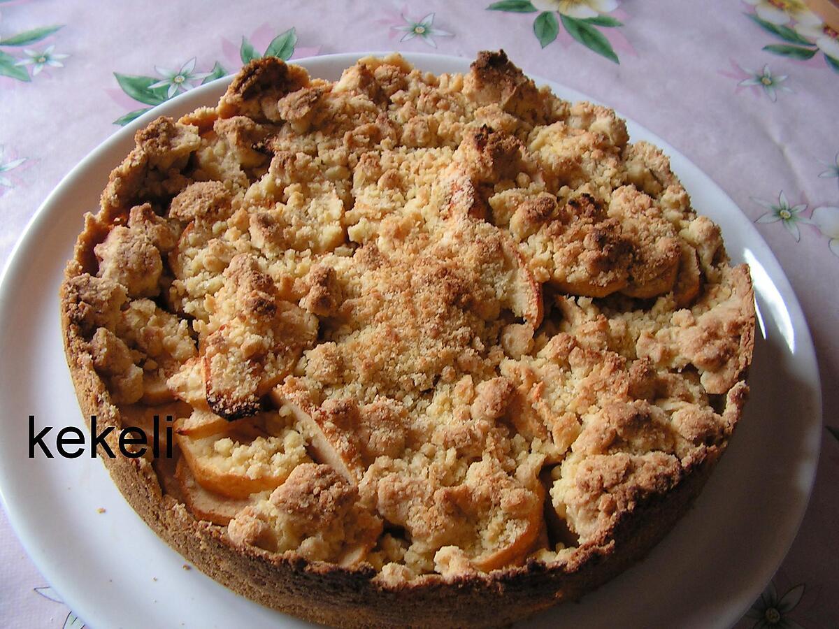 recette Crumble aux pommes