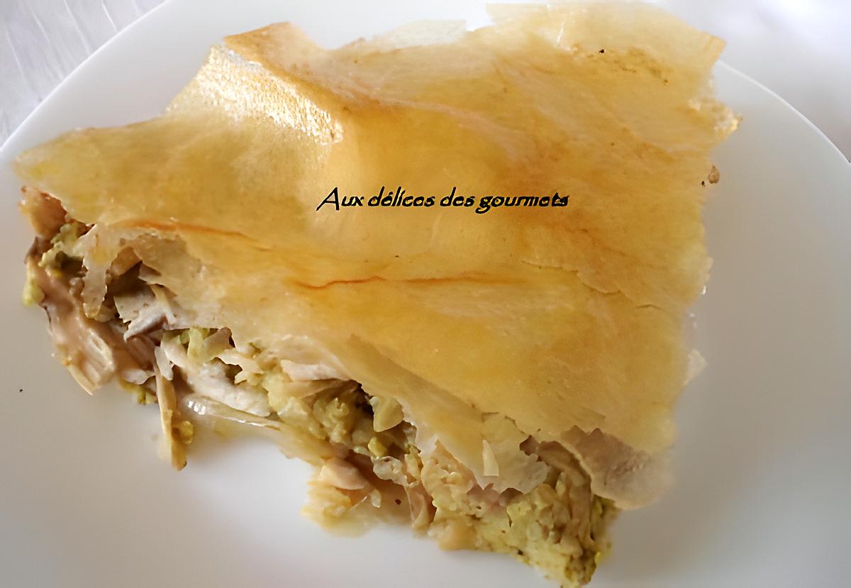 recette pastilla au poulet