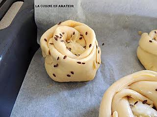 recette Roses briochées salées