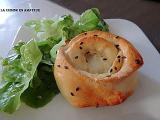 recette Roses briochées salées