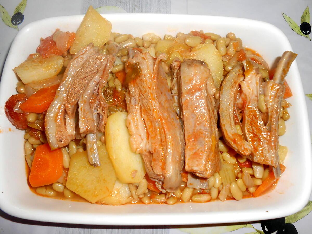 recette AGNEAU AUX FLAGEOLETS