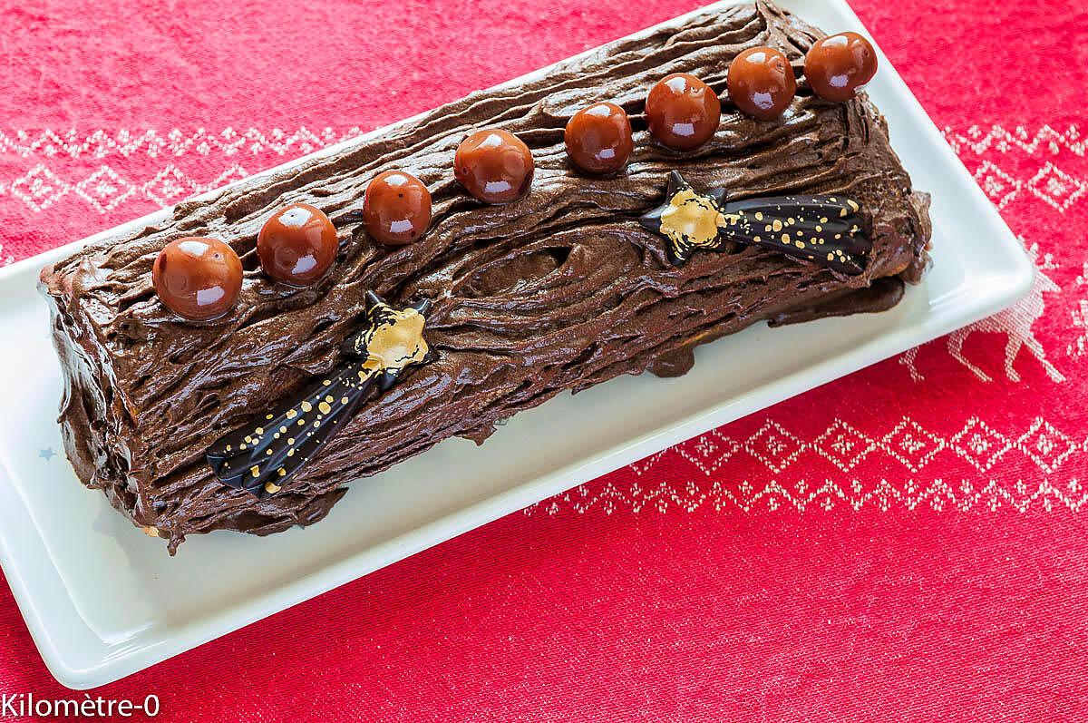 recette Bûche type forêt noire