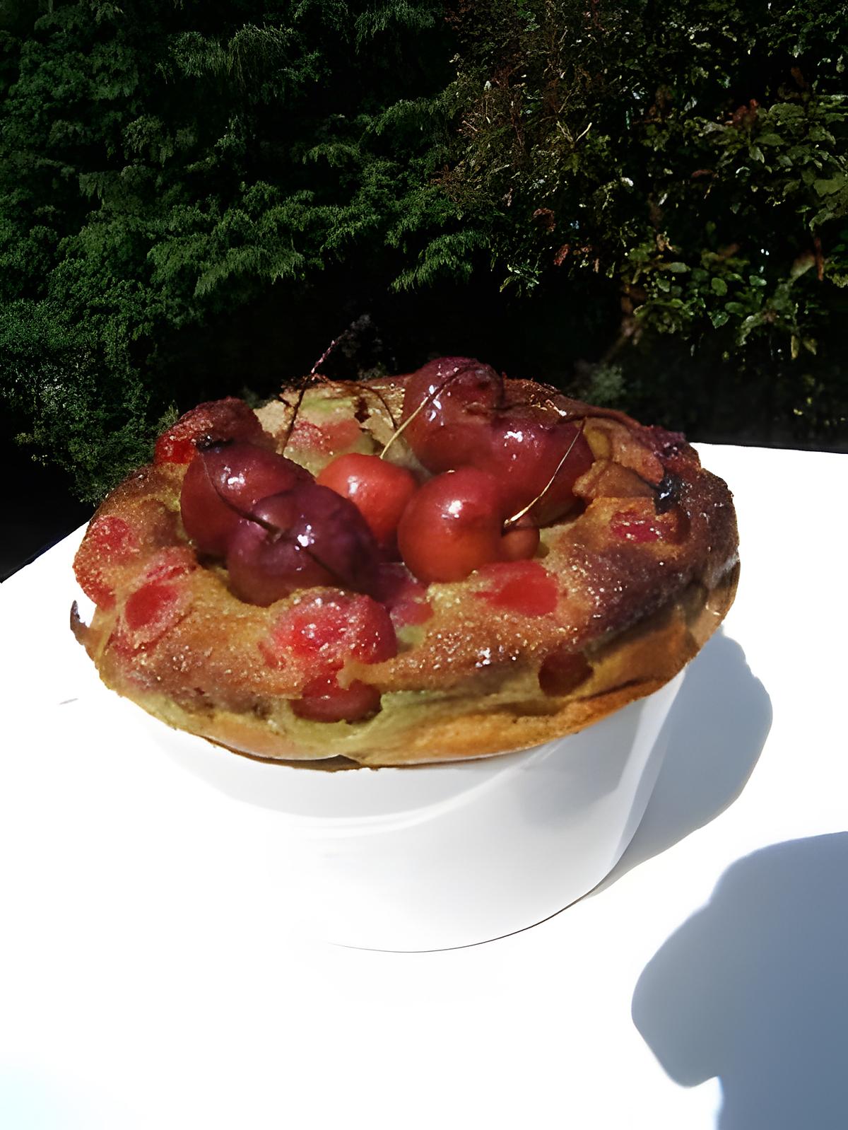 recette Clafoutis aux cerises et thé matcha