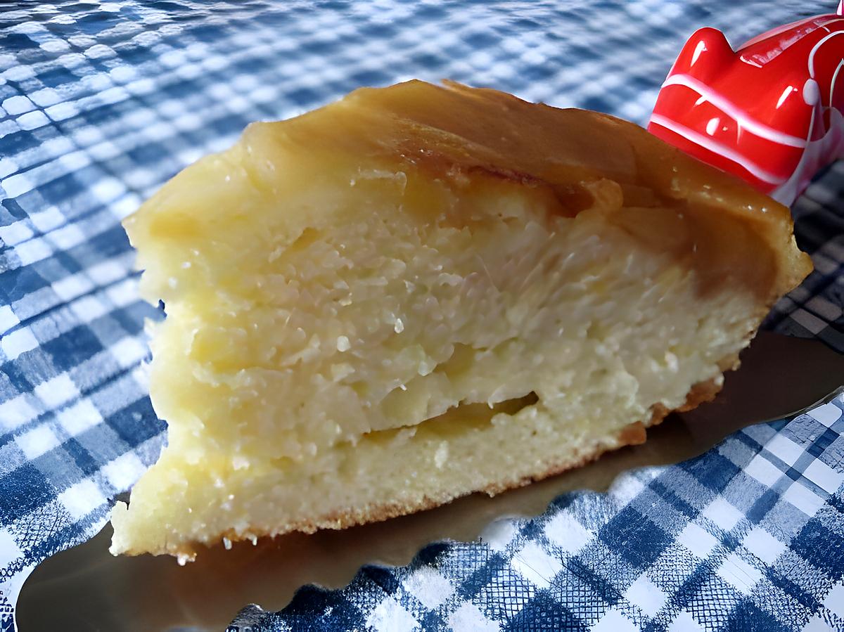 recette Gâteau Tatin aux pommes et à la crème de Salidou