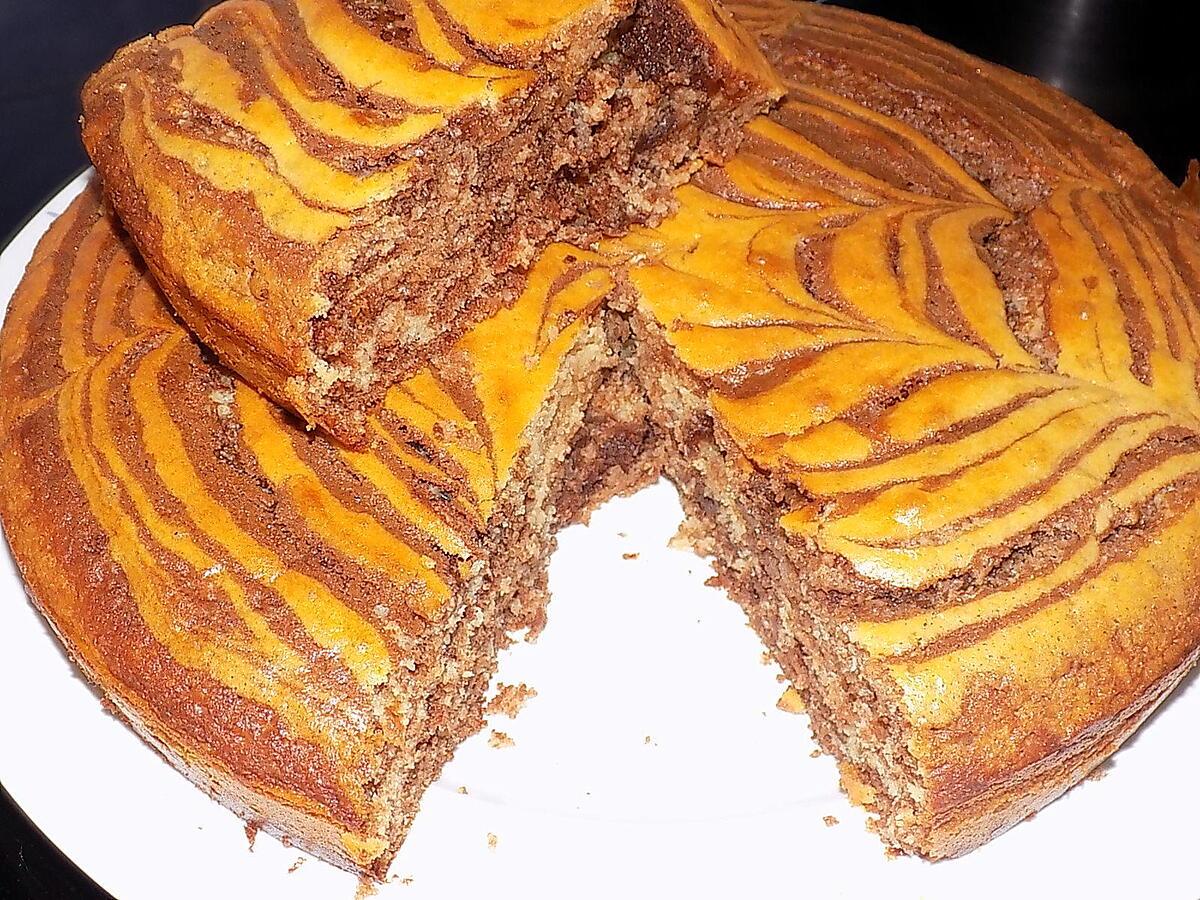 recette Gâteau marbré au Nutella