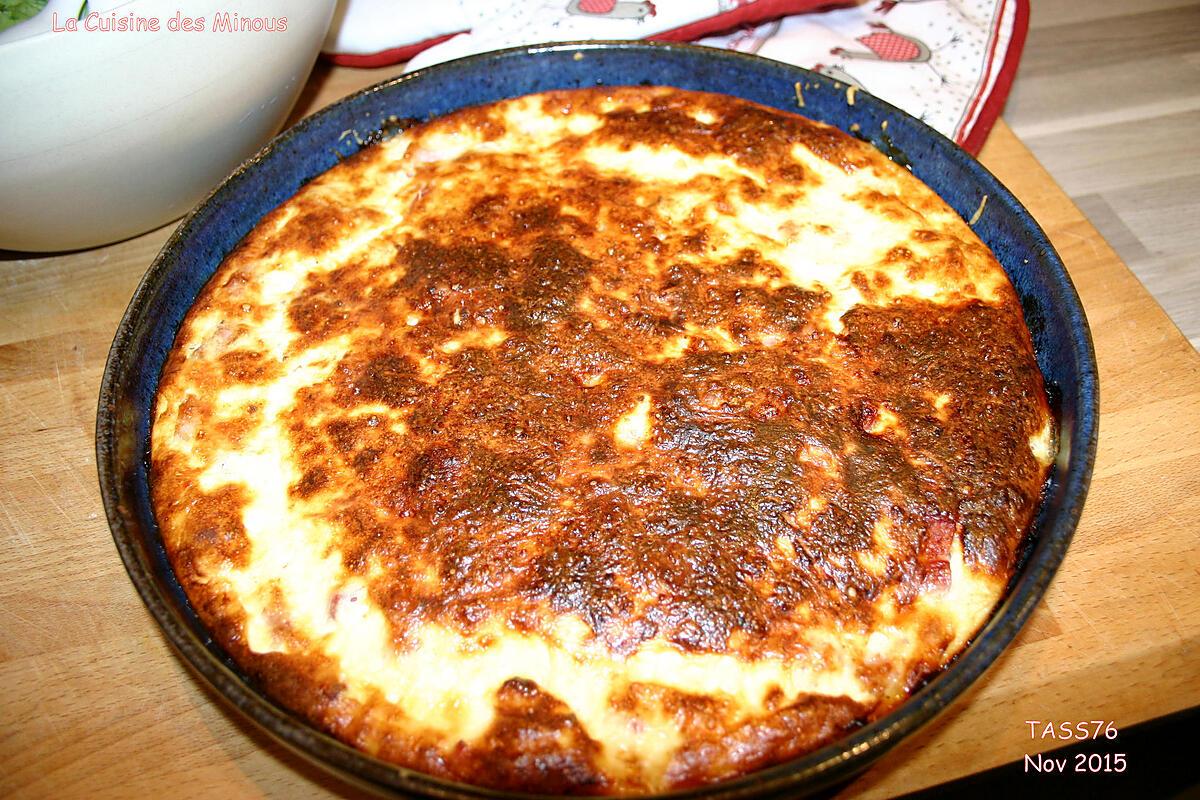 recette La Quiche Lorraine de Minou (sans pâte)