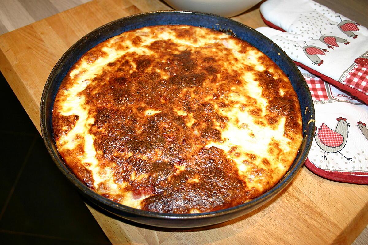 recette La Quiche Lorraine de Minou (sans pâte)