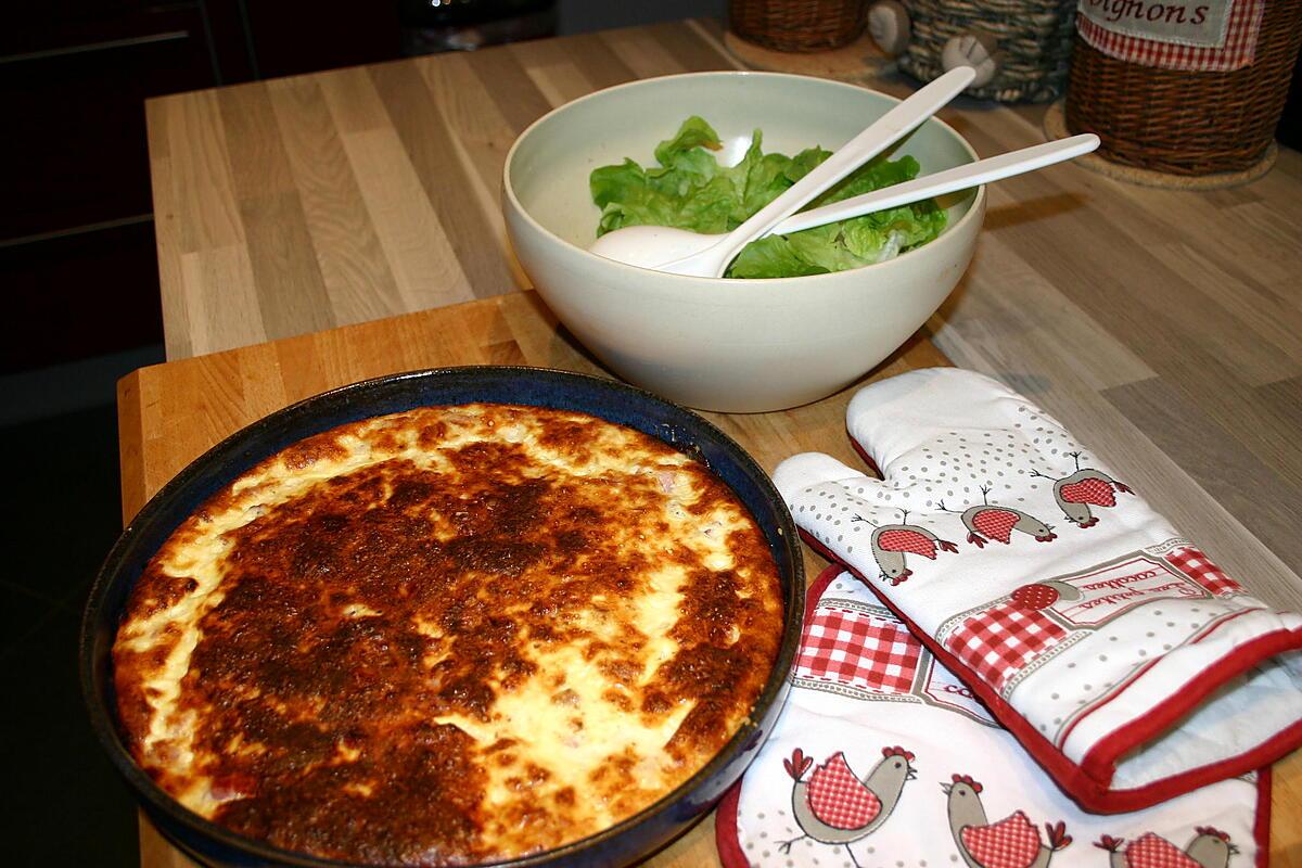 recette La Quiche Lorraine de Minou (sans pâte)