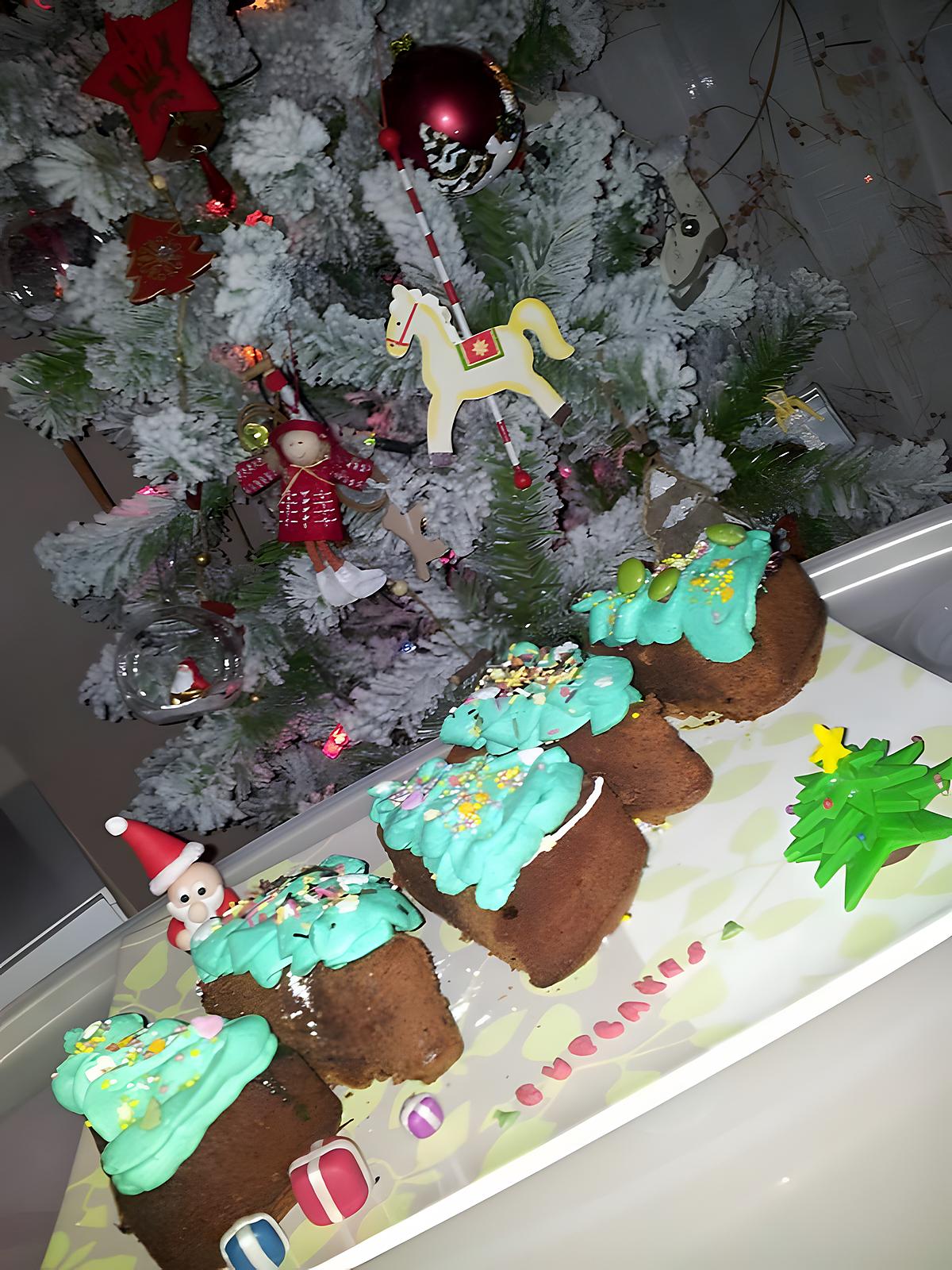 recette Cupcakes *sapin de noel*