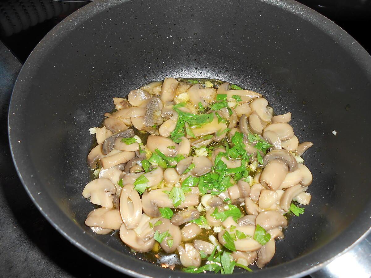 recette GNOCCHI CREME CHAMPIGNONS