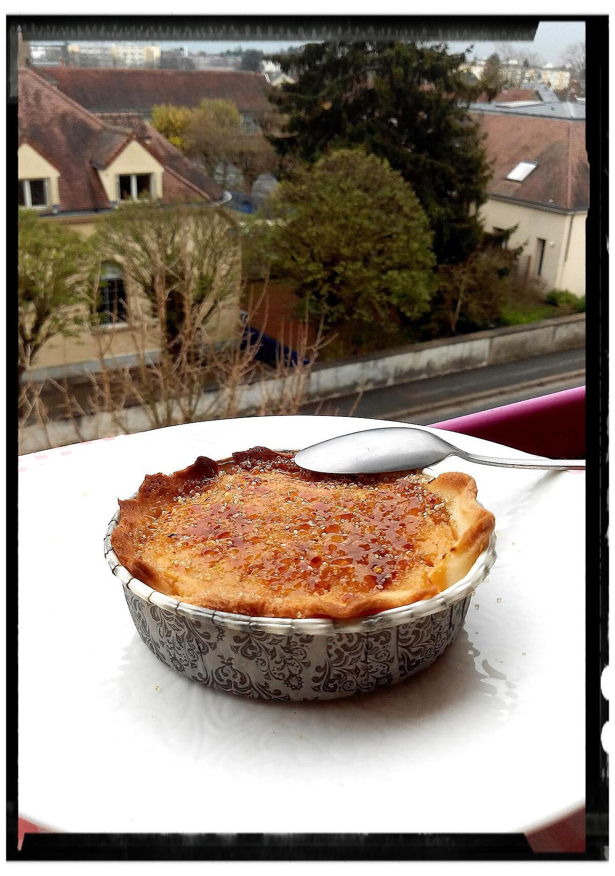 recette tartelettes aux pomme à la crème brulée vanille