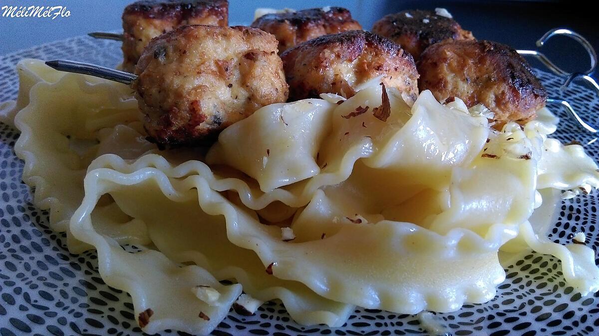 recette Boulettes au poulet et aux noisettes