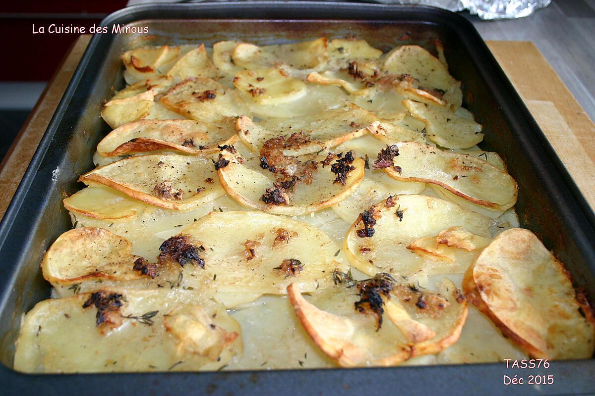 recette Pommes de Terre Boulangères