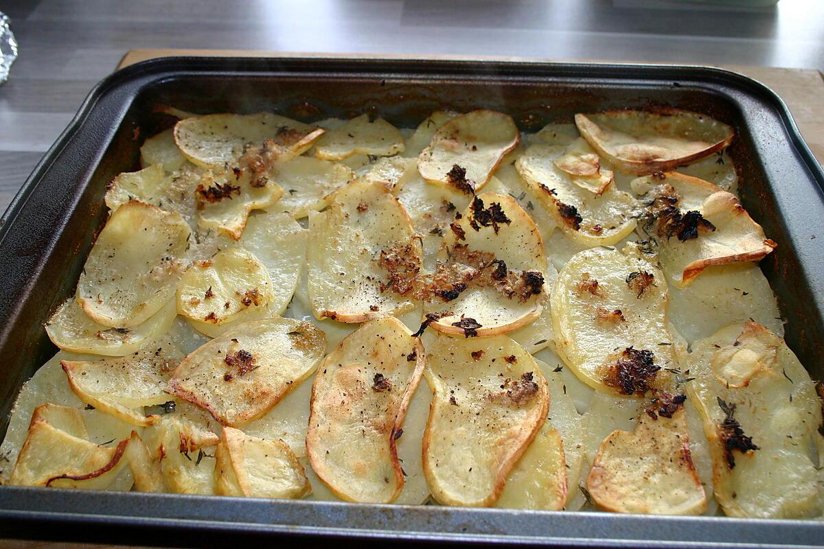 recette Pommes de Terre Boulangères