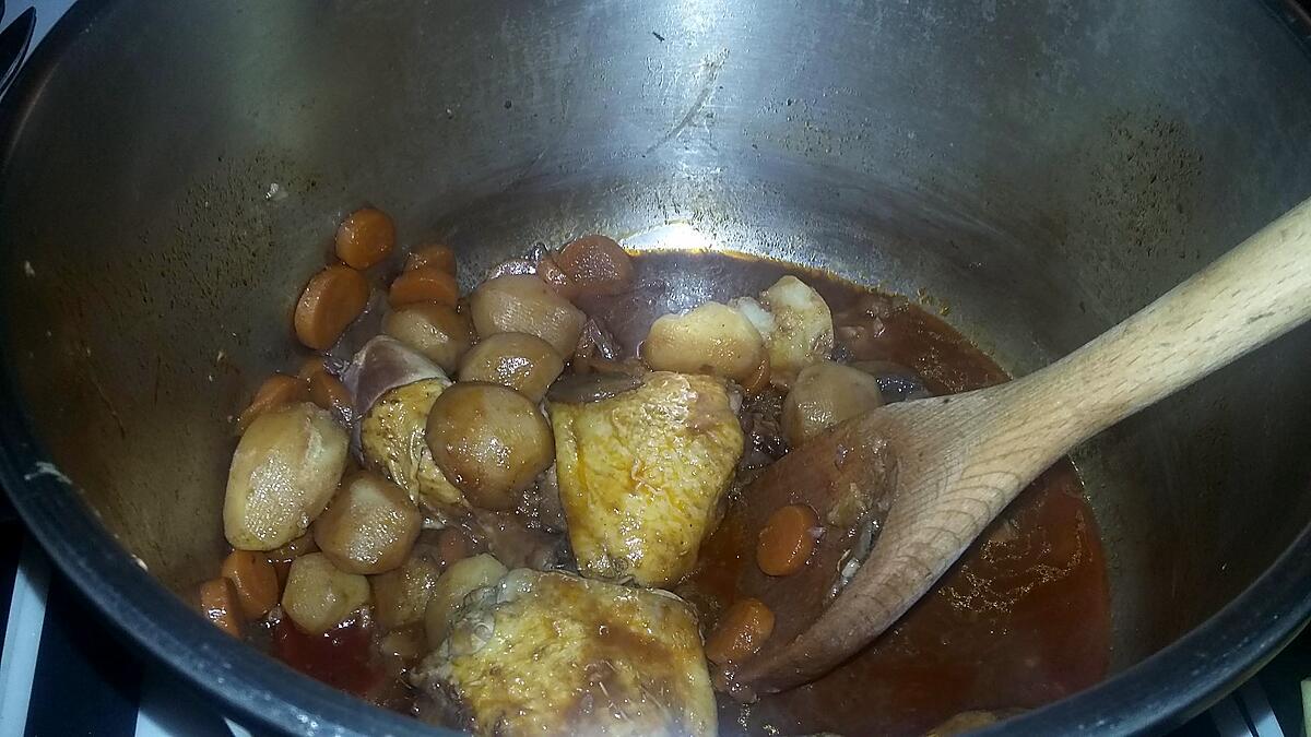 recette Poulet bourguignon