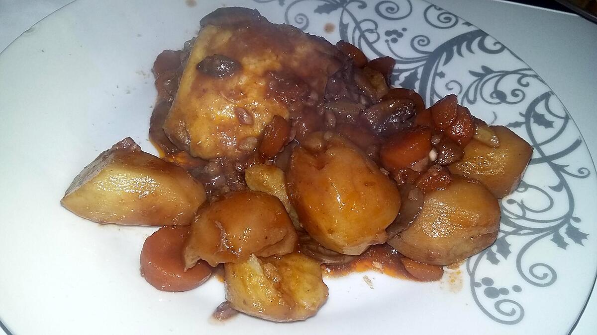 recette Poulet bourguignon