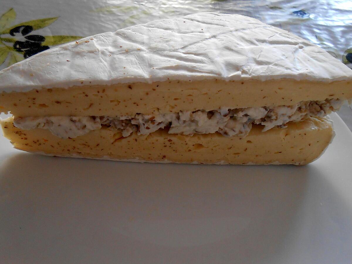 recette BRIE FARCI AUX NOIX