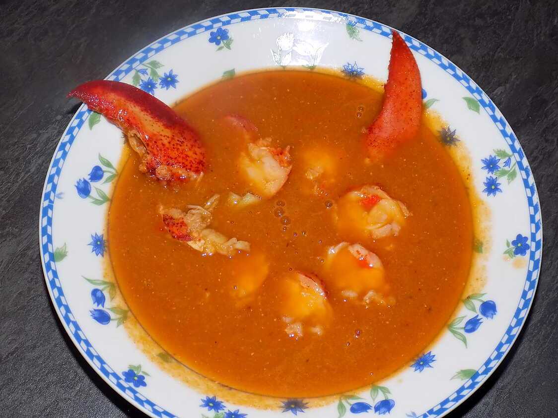 Recette de Bisque de homard par La cuisine de Fanie