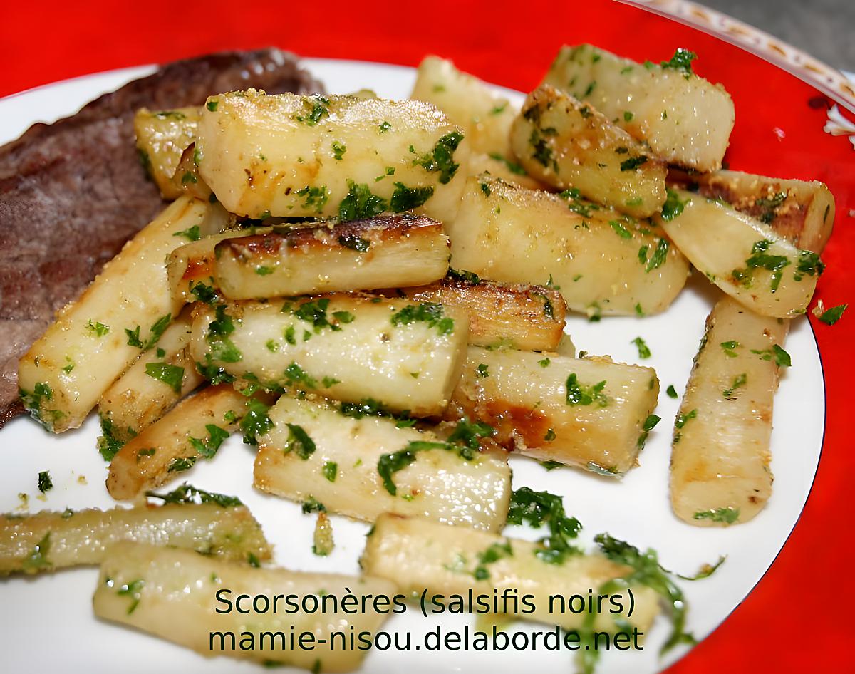 recette Scorsonères (salsifis)