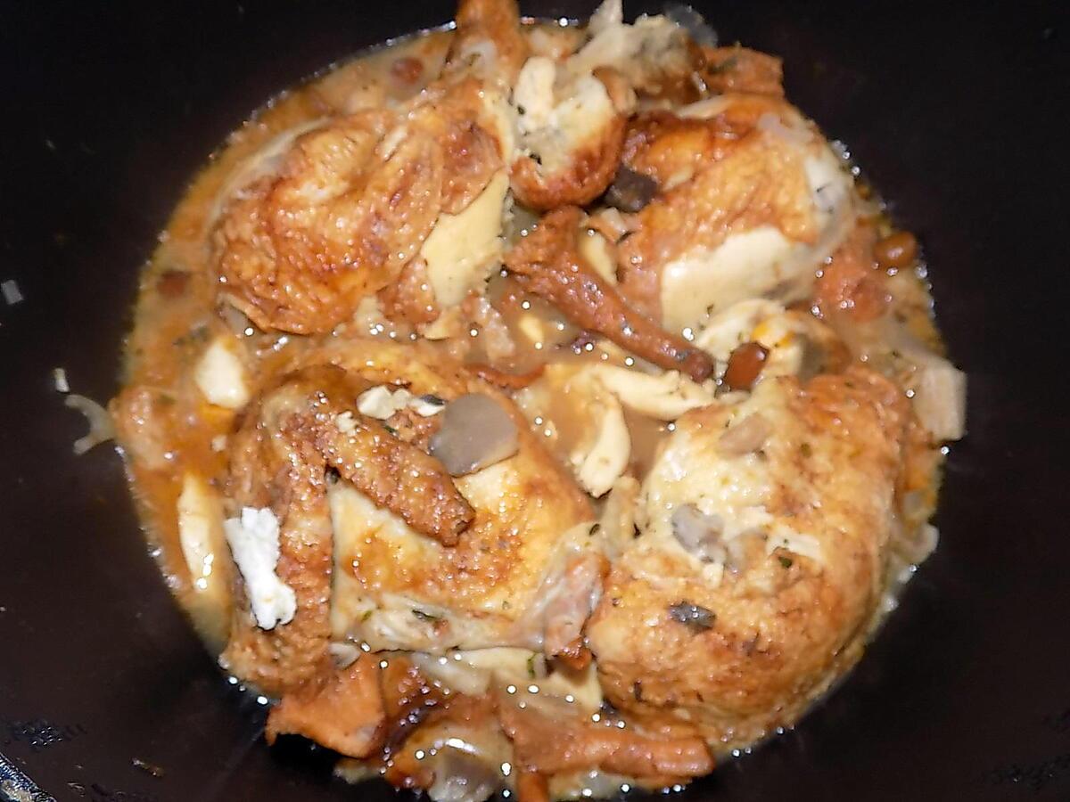 recette Poulet forestier (dukan)