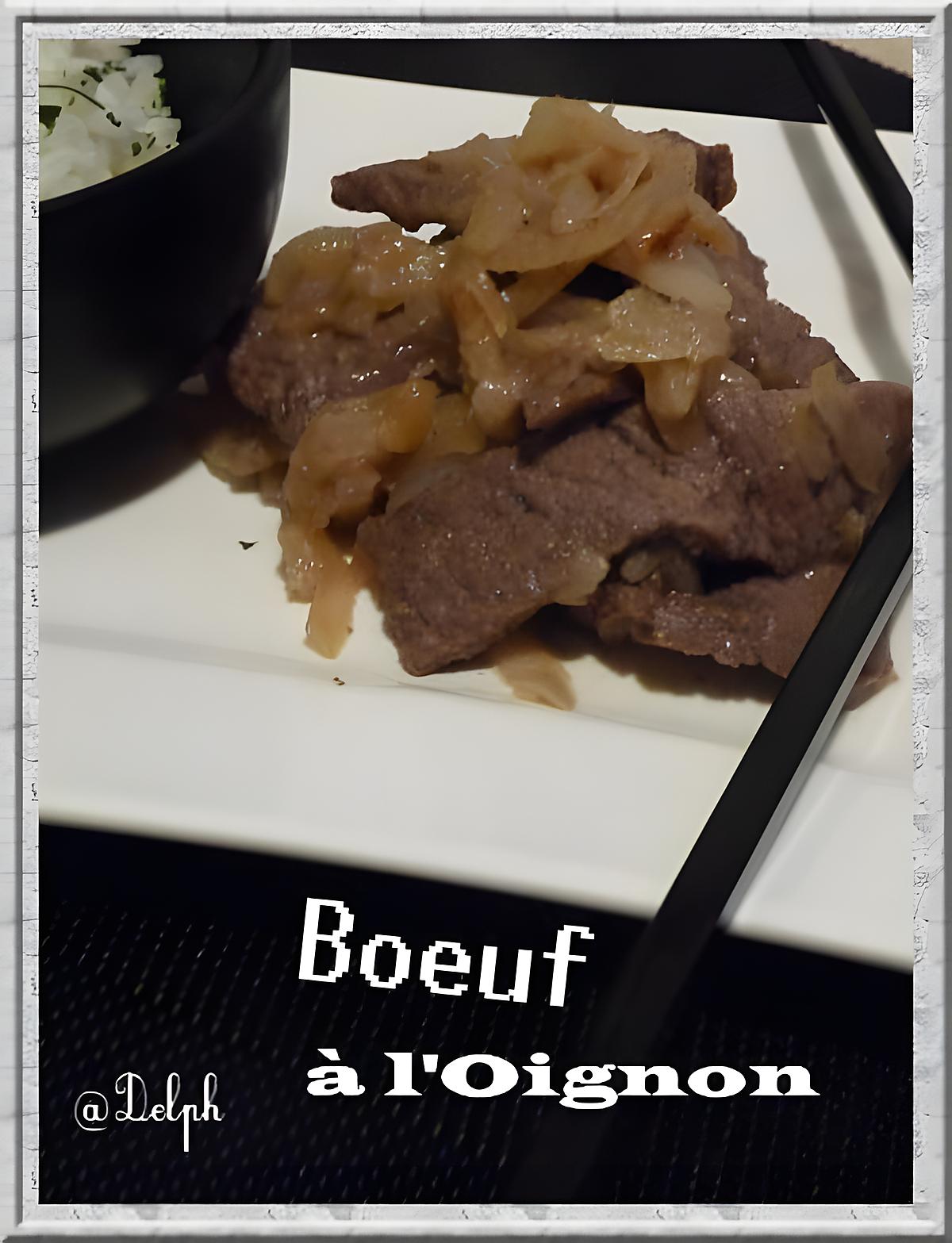 recette Boeuf à l'oignon