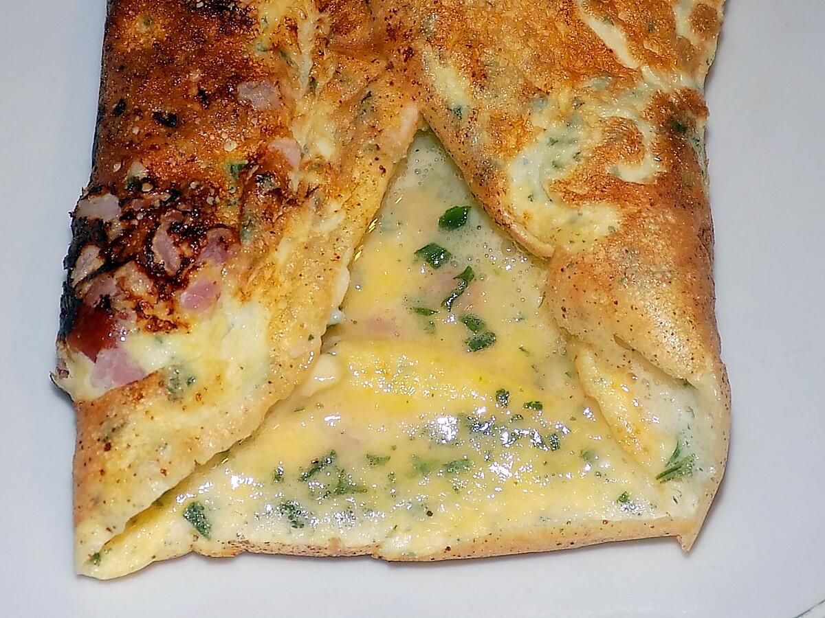 recette Omelettes aux herbes