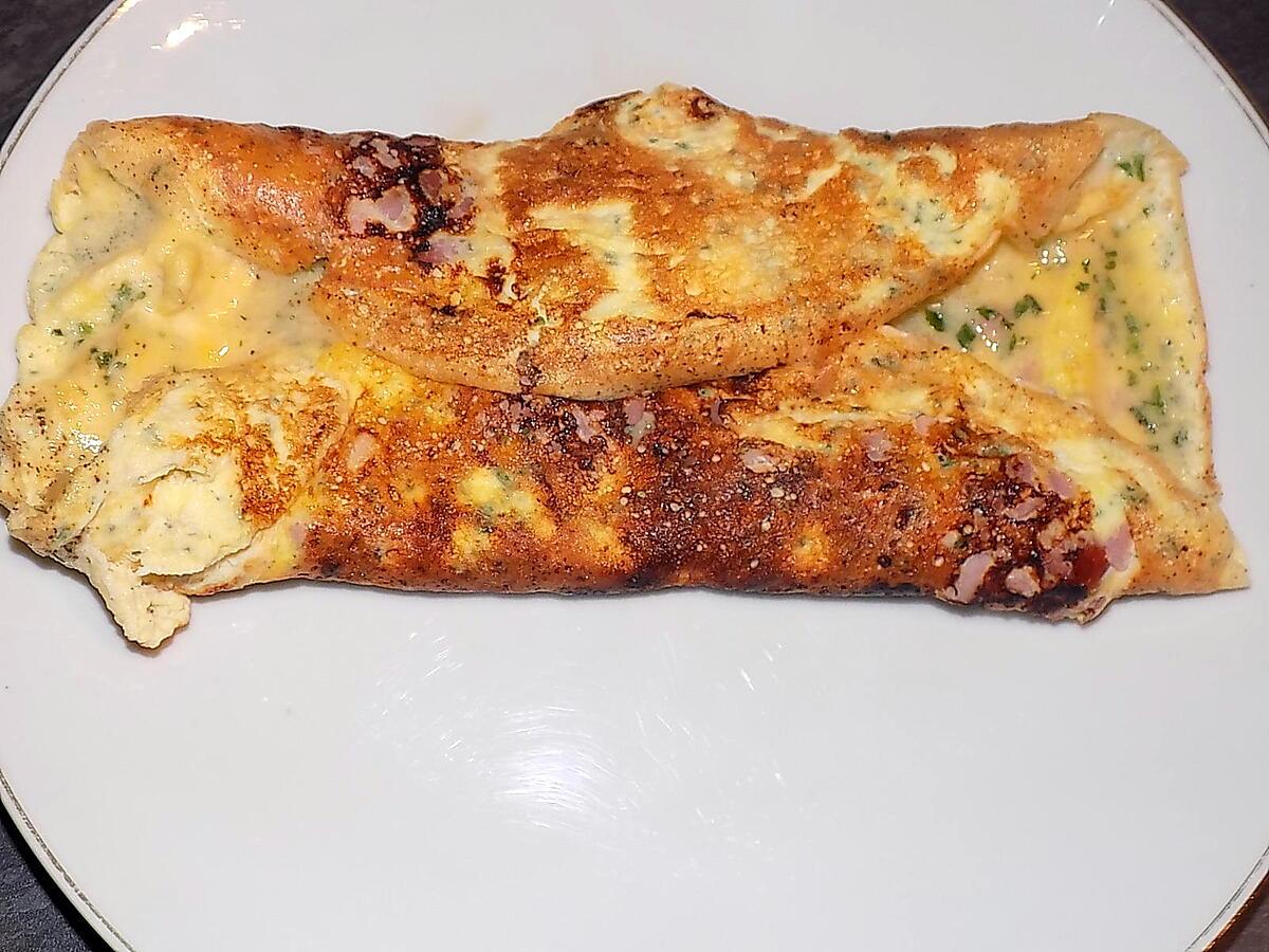 recette Omelettes aux herbes