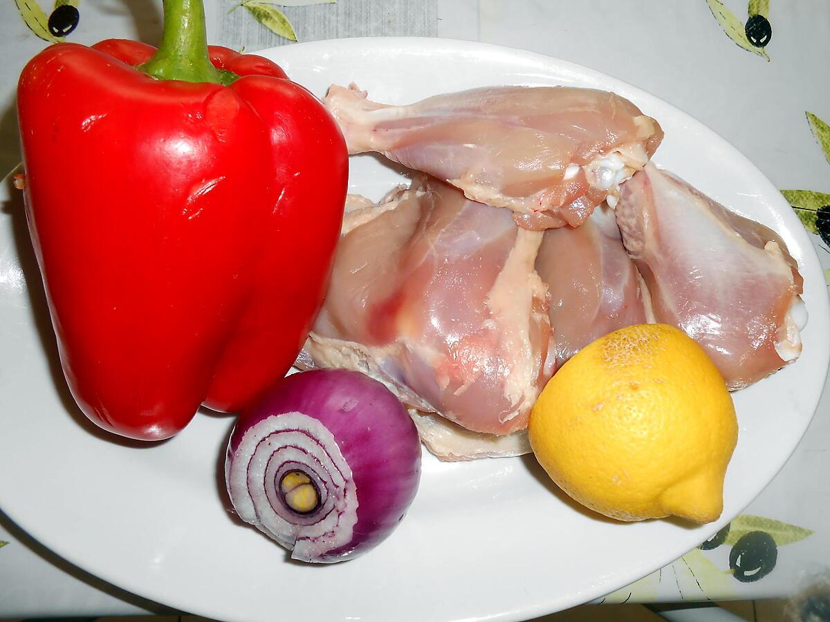 recette POULET A LA GRECQUE ET SES PETITES RATTES