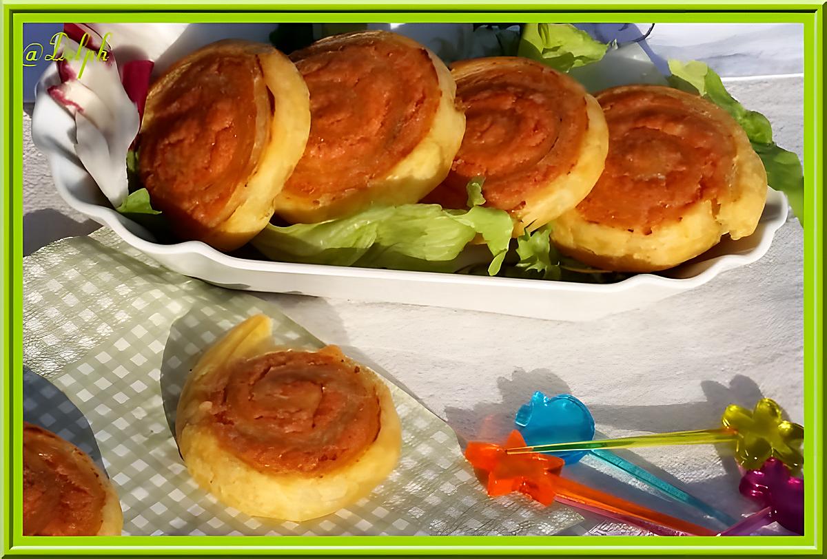 recette Roulés feuilletés aux Knackis