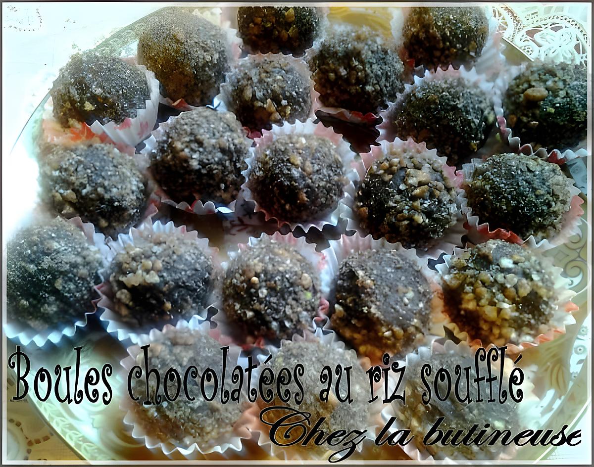 recette Boules chocolatées sans cuisson Choco/orange