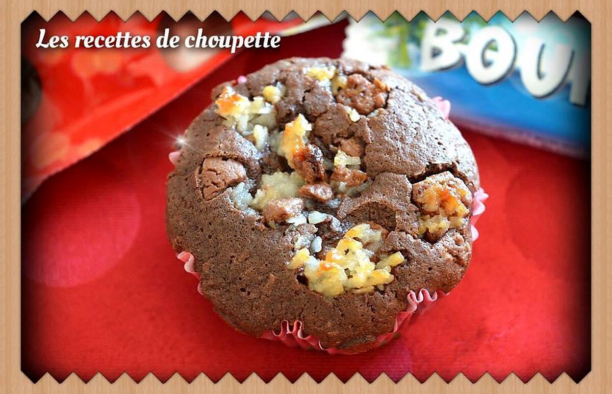 recette muffins aux BOUNTY