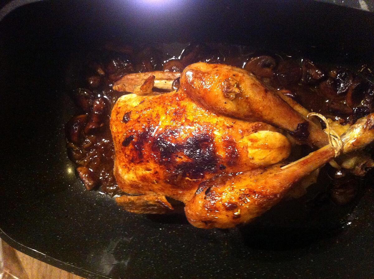 recette Poulet rôti a la cocotte