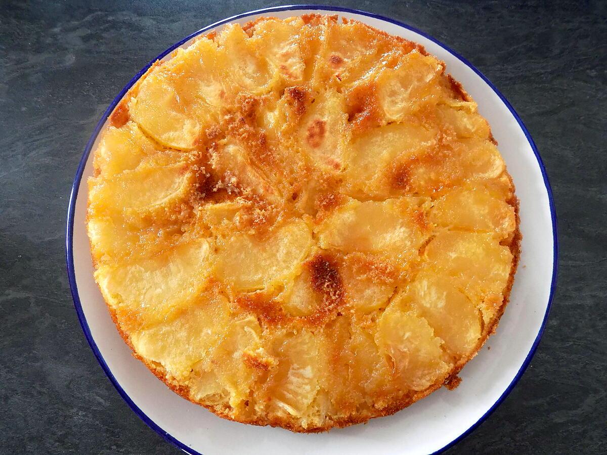 recette Gateau aux pommes caramélisées